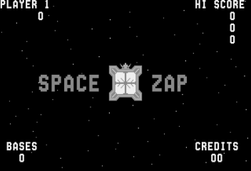 Space Zap Title Screen